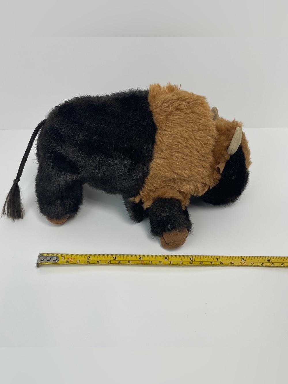 Folkmanis Puppets Small Bison Puppet Plush 9” - Picture 13 of 13